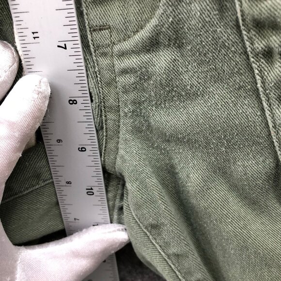 Urban Outfitters Cargo Jogger Pants Mens S Army Green Skinny Fit Stretch Pull On - Picture 6 of 9